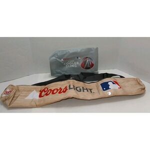 Coors Light Insulated Zippered Six Can Tube Cooler MLB